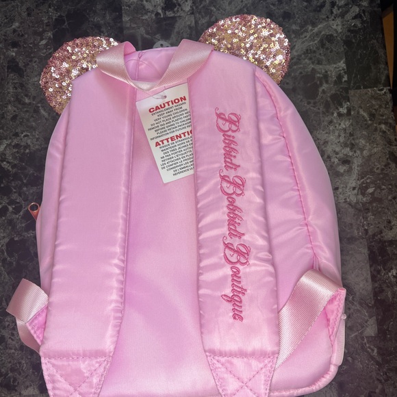 Disney Pink Sequin Ears Kids Backpack